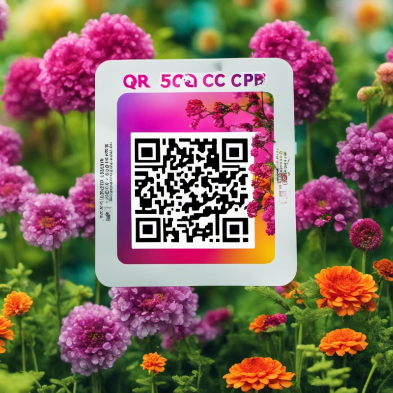 sticker met QR-code